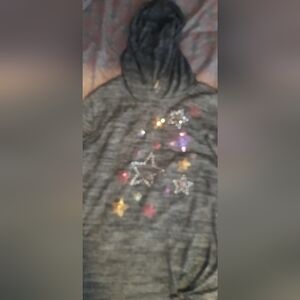 Kids Starry Gray Hoodie